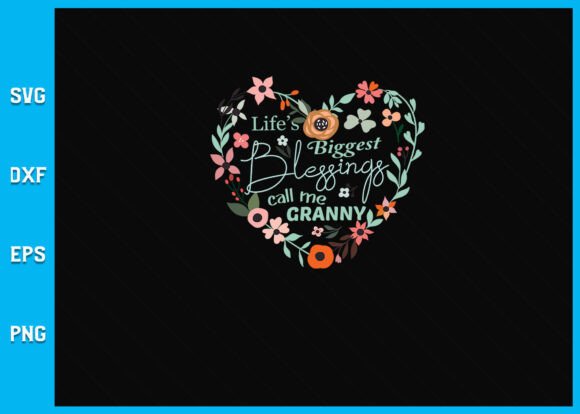 Cute Granny Grandmother SVG for Crafts