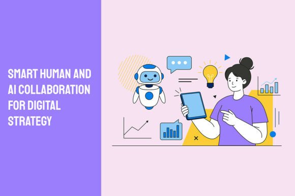 Smart Human and AI Collaboration Graphics