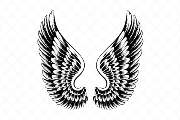 Wings SVG, Angel Wings SVG, 008
